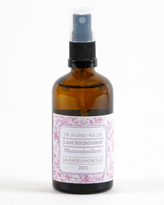 Lavendelhydrolat - 100% naturreines wässriges Destillat aus Lavendelblüten 55ml und 110 ml Pumpspray, Ernte 2024