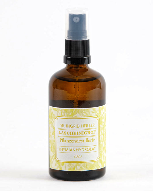 Thymianhydrolat - 100% naturreines wässriges Destillat der Blätter und Blüten, 55ml und 110ml Pumpspray, Ernte 2024